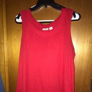 red tank top